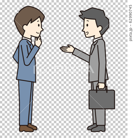 ビジネスマン 会話 ビジネスマン 会話 62990745