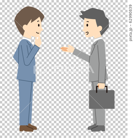 ビジネスマン 会話 ビジネスマン 会話 62990839