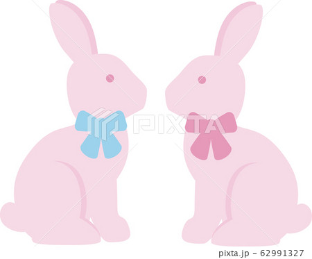 イースター　４月　うさぎ　イベント　パステルカラー 62991327