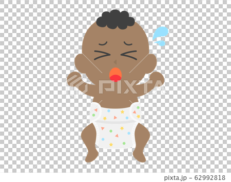 Black baby illustration 62992818
