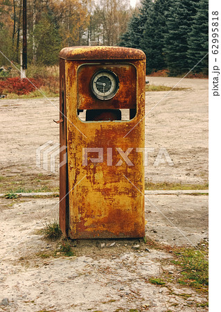 Old rusty gas stations 62995818