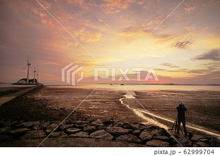 弾道項 大阜島 日没 62999704