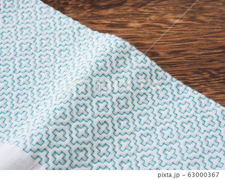 刺し子の布巾 63000367