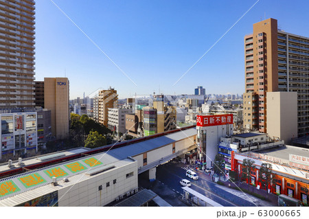 【東京都】冬の都市風景 63000665