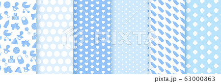 Baby shower seamless backgrounds. Baby shower seamless backgrounds. 63000863