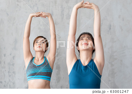 woman sporty yoga fitness 63001247