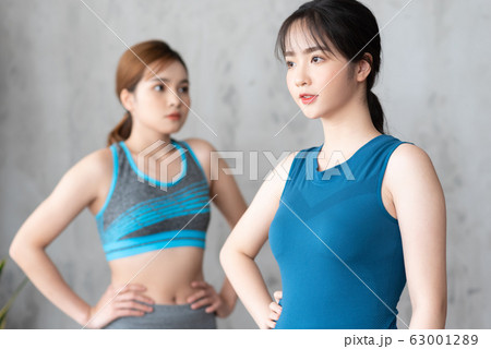 woman sporty yoga fitness 63001289