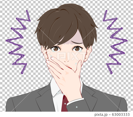 Men in suits shedding tears in shock Men in suits shedding tears in shock 63003333