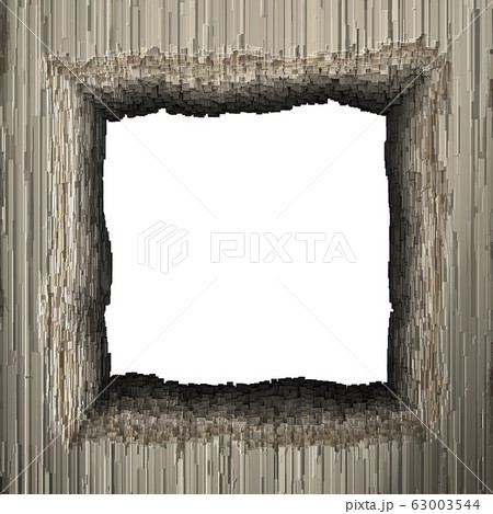 Square in the form industrial metal 3D Square in the form industrial metal 3D 63003544
