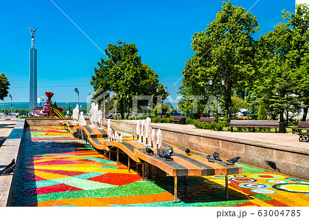 Memorial fountain in Victory Park in Samara, 63004785
