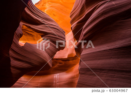 Amazing sandstone formations in Antelope Canyon, Arizona, USA Amazing sandstone formations in Antelope Canyon, Arizona, USA 63004967