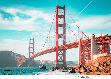Golden Gate Bridge at sunset, San Francisco, USA Golden Gate Bridge at sunset, San Francisco, USA 63005026