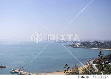 Sidi bou said, Tunisia - nice view in sunlight Sidi bou said, Tunisia - nice view in sunlight 63005052