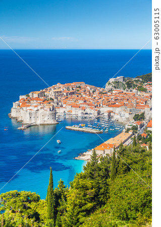 Old town of Dubrovnik in summer, Dalmatia, Croatia Old town of Dubrovnik in summer, Dalmatia, Croatia 63005115