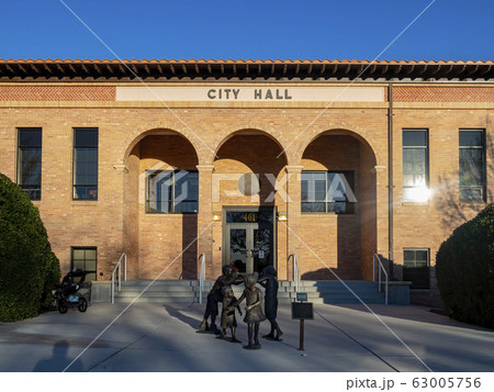 Exterior sunny view of the Boulder City City Hall Exterior sunny view of the Boulder City City Hall 63005756