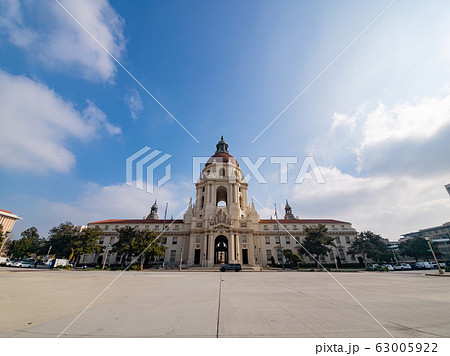 Exterior view of the famous Pasadena City Hall Exterior view of the famous Pasadena City Hall 63005922