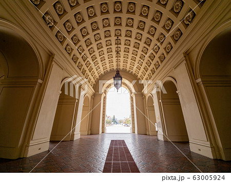 Exterior view of the famous Pasadena City Hall Exterior view of the famous Pasadena City Hall 63005924