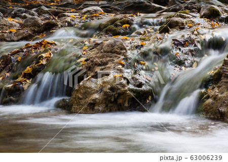 Waterfall Kosyvskiy Huk in the Carpathian Waterfall Kosyvskiy Huk in the Carpathian 63006239
