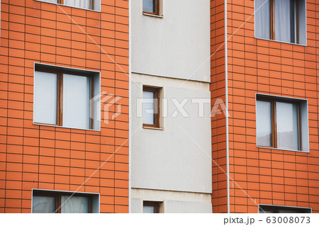 Modern new building in an urban residential 63008073