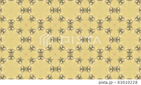 Aerial top down shot of a yellow town square, kaleidoscopic effect Aerial top down shot of a yellow town square, kaleidoscopic effect 63010228