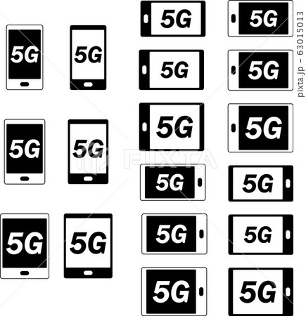 5G　スマホ・タブレット　アイコンセット 63015013