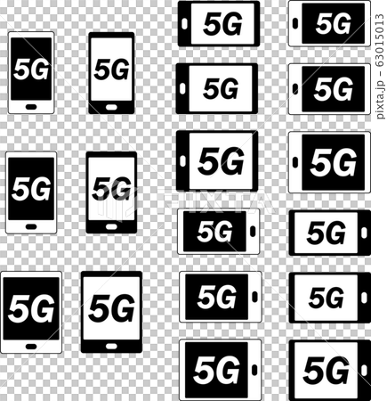 5G　スマホ・タブレット　アイコンセット 63015013