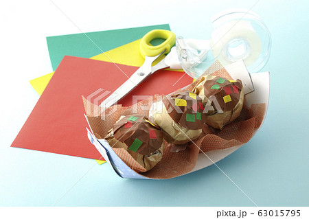 紙のタコ焼き 紙のタコ焼き 63015795