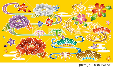 紅型イメージイラスト 63015878