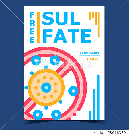 Sulfate Free Creative Advertising Poster Vector 63018380