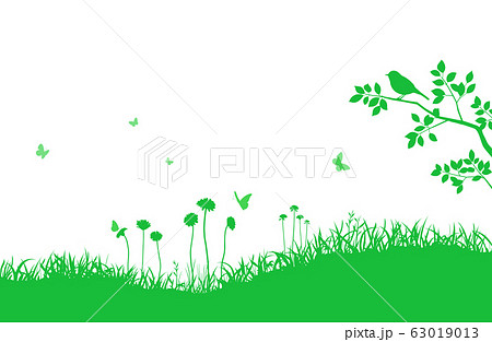 野原と蝶と鳥 63019013