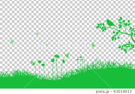 野原と蝶と鳥 63019013