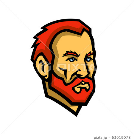 Vincent van Gogh Dutch Painter Mascot Vincent van Gogh Dutch Painter Mascot 63019078
