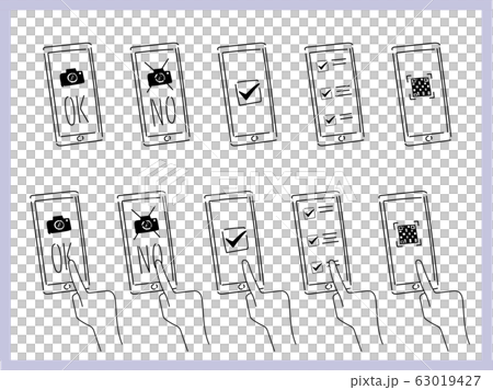 Smartphone simple set Smartphone simple set 63019427