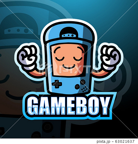 Gameboy mascot esport logo design 63021637