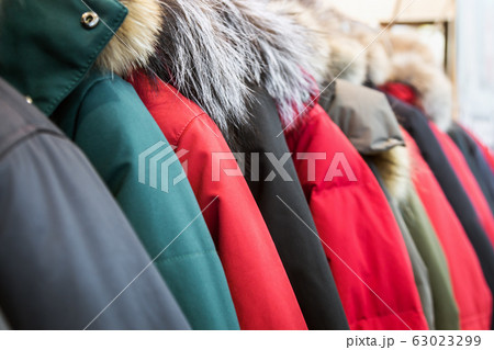 assortment of winter jackets and down jackets 63023299