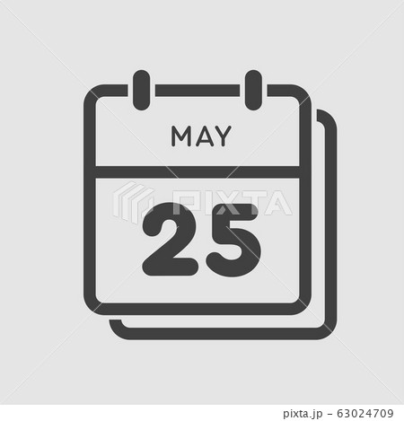 Calendar day 25 May, days of the year 63024709