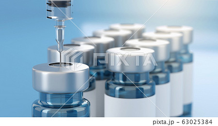 Rendering 3d vaccine medicine bottle flu vaccine anti-vaccination and covid-19 Rendering 3d vaccine medicine bottle flu vaccine anti-vaccination and covid-19 63025384