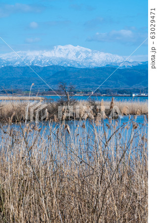 霊峰白山 加賀市 柴山潟 片山津温泉(2020年3月6日撮影) 霊峰白山 加賀市 柴山潟 片山津温泉(2020年3月6日撮影) 63029471