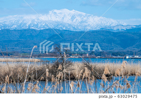 霊峰白山 加賀市 柴山潟 片山津温泉(2020年3月6日撮影) 霊峰白山 加賀市 柴山潟 片山津温泉(2020年3月6日撮影) 63029475