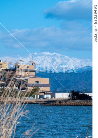 霊峰白山 加賀市 柴山潟 片山津温泉(2020年3月6日撮影) 霊峰白山 加賀市 柴山潟 片山津温泉(2020年3月6日撮影) 63029491