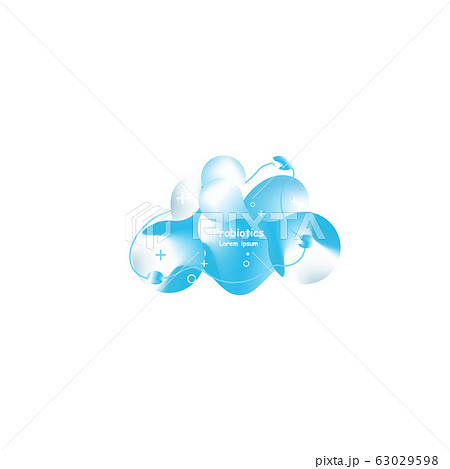 Probiotics bacteria and heart vector design. Concept of design with Lactobacillus Probiotic Bacteria. Template design with Prebiotic healthy nutrition ingredient Probiotics bacteria and heart vector design. Concept of design with Lactobacillus Probiotic Bacteria. Template design with Prebiotic healthy nutrition ingredient 63029598