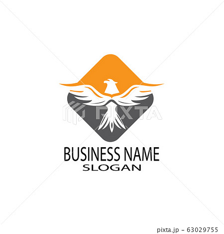 falcon eagle bird logo template vector falcon eagle bird logo template vector 63029755