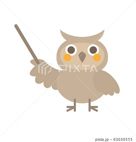 指示棒フクロウ真顔 指示棒フクロウ真顔 63030555