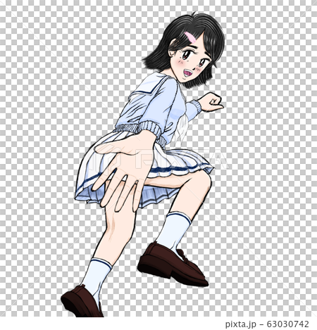 JK由奈入学シーズン用　いっしょに行こ！54キャラクタのみpngデータ 63030742