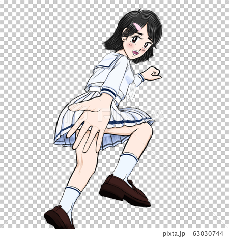 JK由奈入学シーズン用　いっしょに行こ！52キャラクタのみpngデータ 63030744