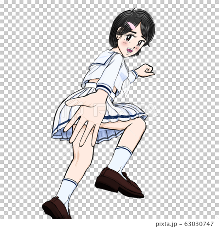 JK由奈入学シーズン用　いっしょに行こ！50キャラクタのみpngデータ 63030747