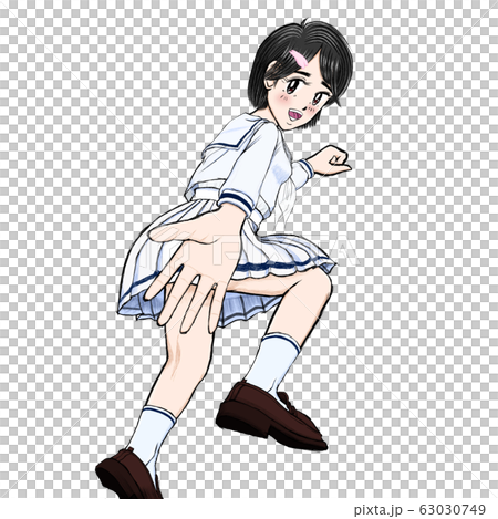 JK由奈入学シーズン用　いっしょに行こ！46キャラクタのみpngデータ 63030749