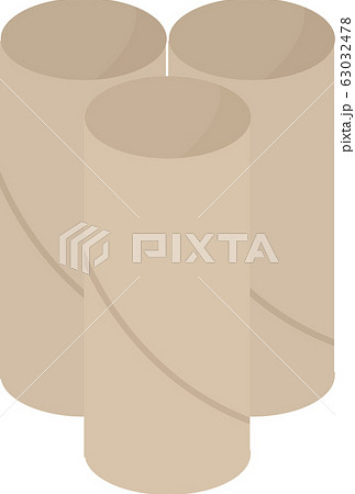 トイレットペーパーの芯 トイレットペーパーの芯 63032478