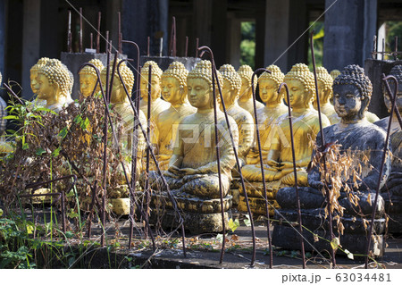 タイ国サラブリー県の寺院ワットパーサワーンブンの仏像 タイ国サラブリー県の寺院ワットパーサワーンブンの仏像 63034481