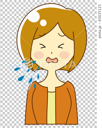 flu, hay fever, sneeze - Stock Illustration [63035125] - PIXTA